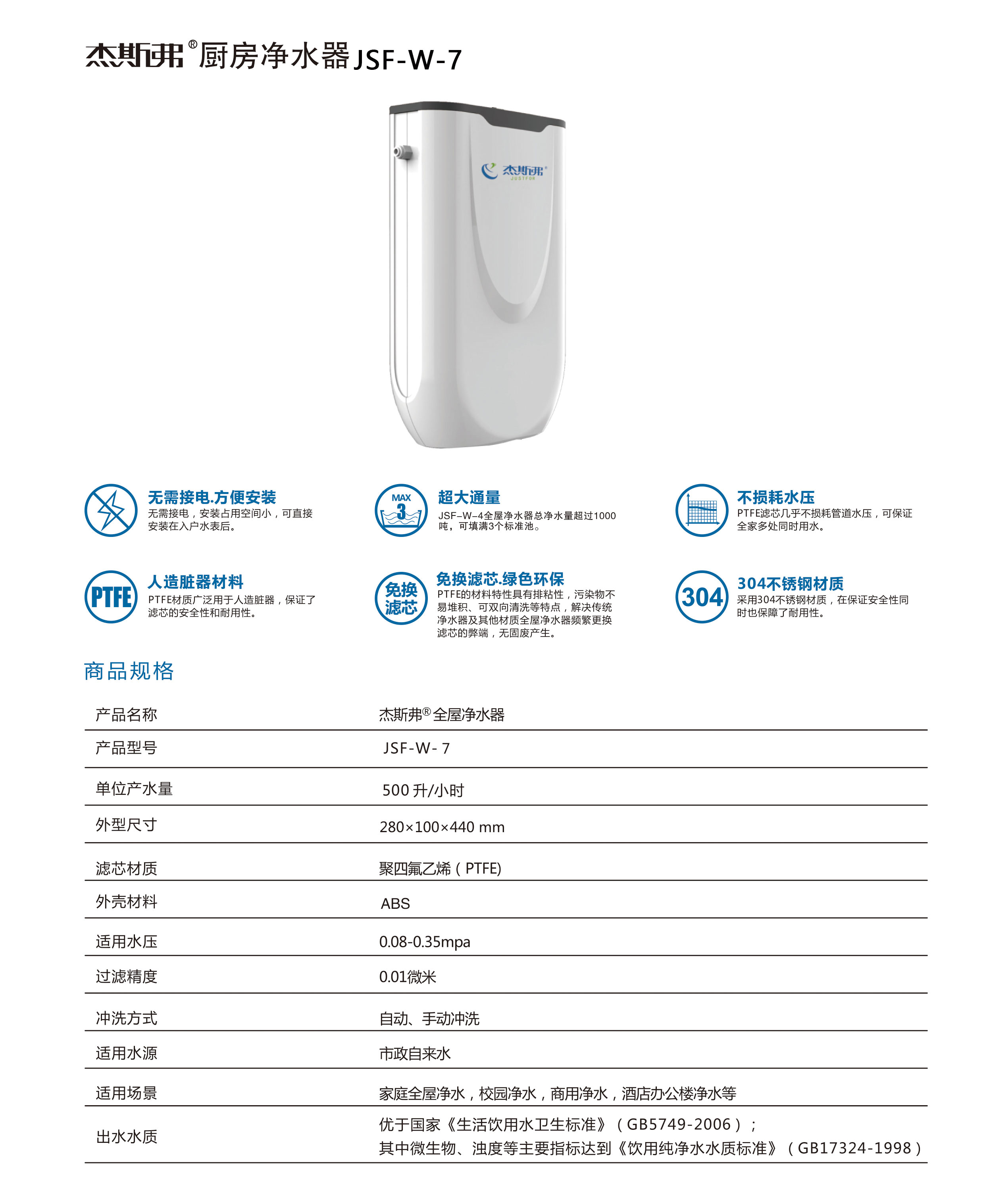 杰斯弗廚房?jī)羲鳎↗SF-W-7）