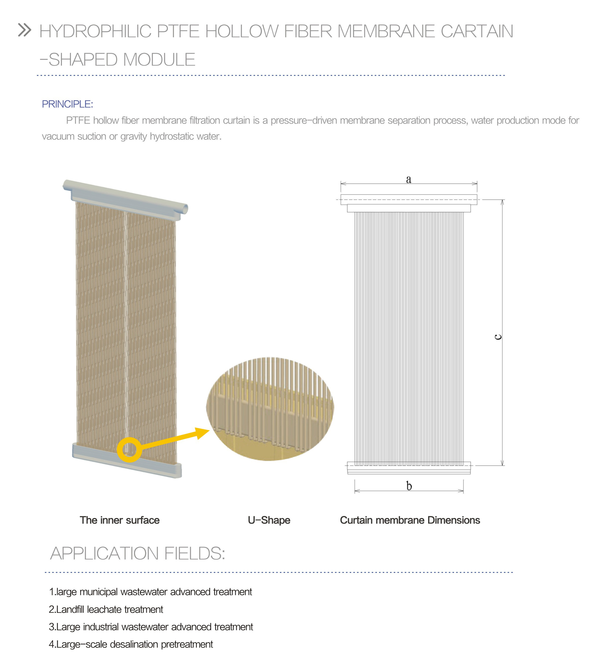 PTFE hollow fiber membrane